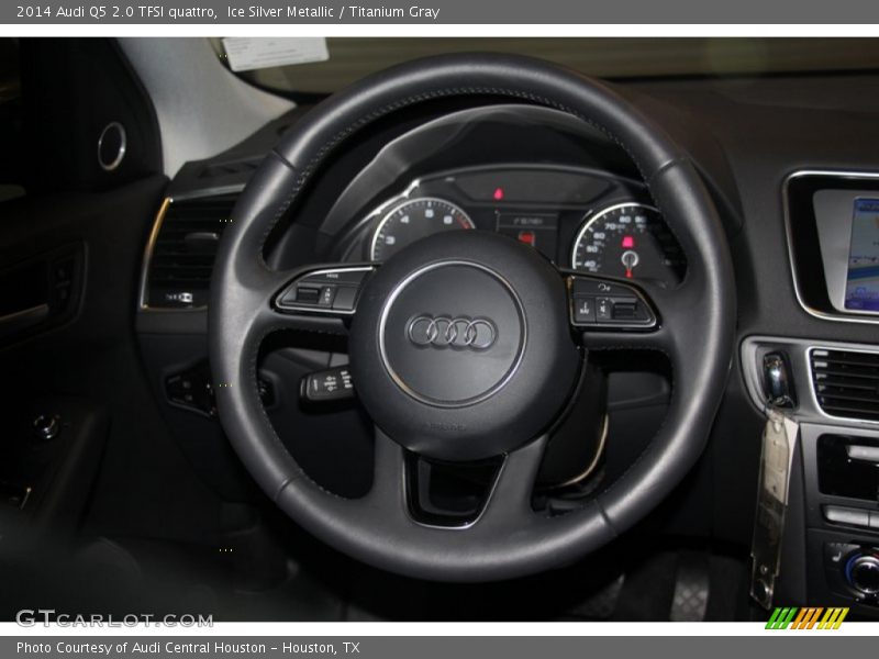 Ice Silver Metallic / Titanium Gray 2014 Audi Q5 2.0 TFSI quattro