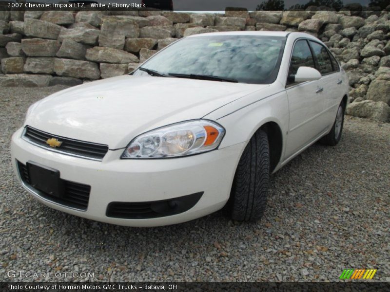 White / Ebony Black 2007 Chevrolet Impala LTZ