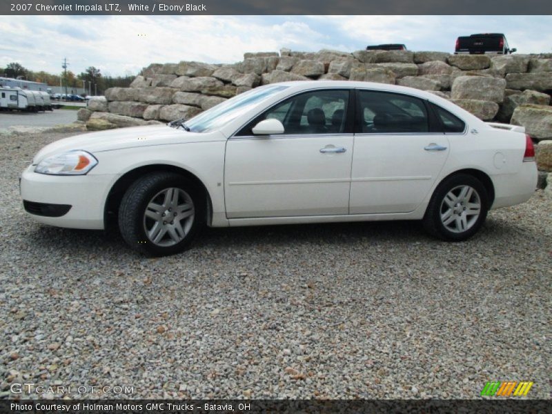 White / Ebony Black 2007 Chevrolet Impala LTZ