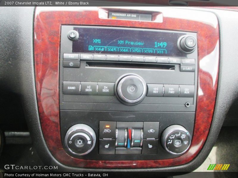 White / Ebony Black 2007 Chevrolet Impala LTZ