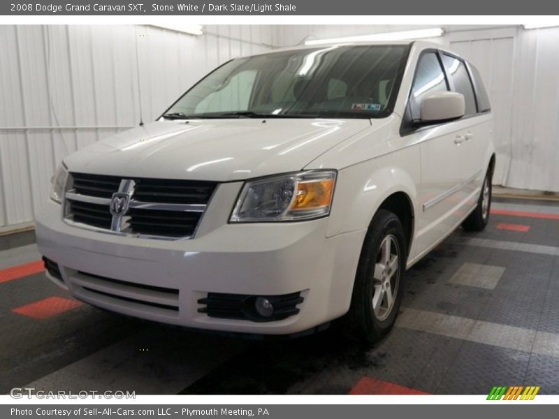 Stone White / Dark Slate/Light Shale 2008 Dodge Grand Caravan SXT