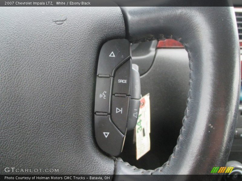 White / Ebony Black 2007 Chevrolet Impala LTZ