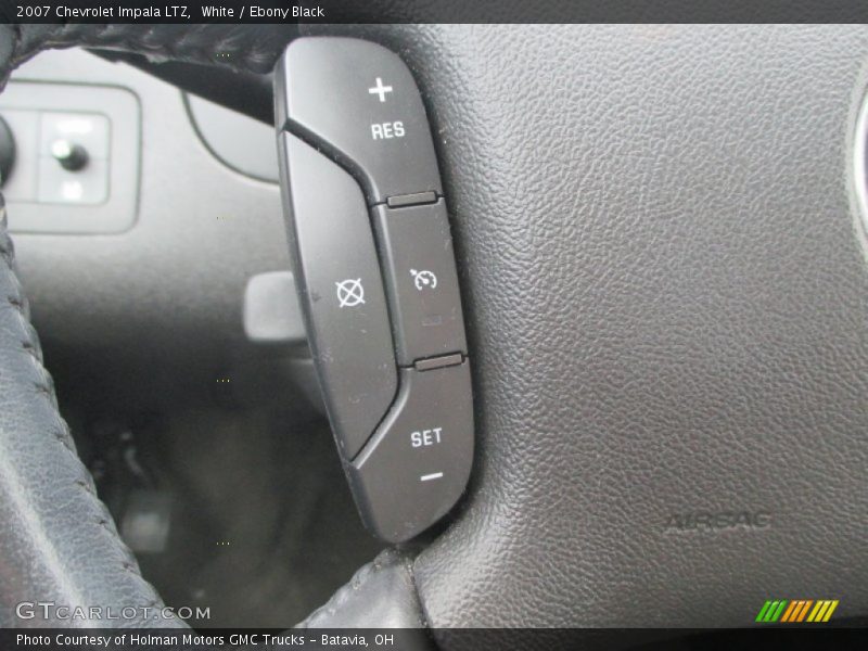 White / Ebony Black 2007 Chevrolet Impala LTZ