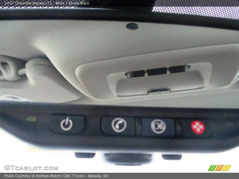 White / Ebony Black 2007 Chevrolet Impala LTZ
