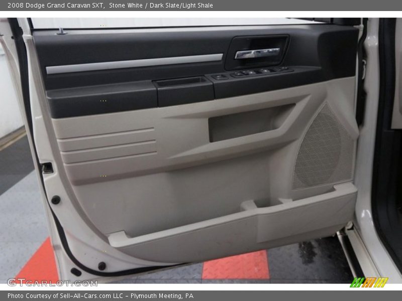 Stone White / Dark Slate/Light Shale 2008 Dodge Grand Caravan SXT