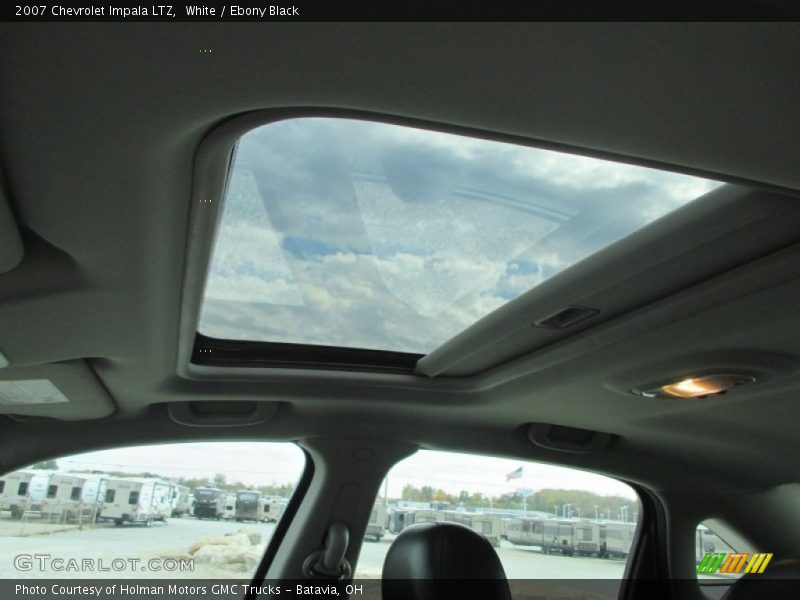 White / Ebony Black 2007 Chevrolet Impala LTZ