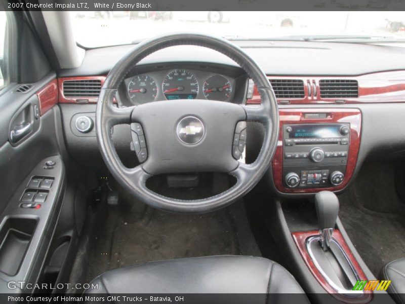 White / Ebony Black 2007 Chevrolet Impala LTZ