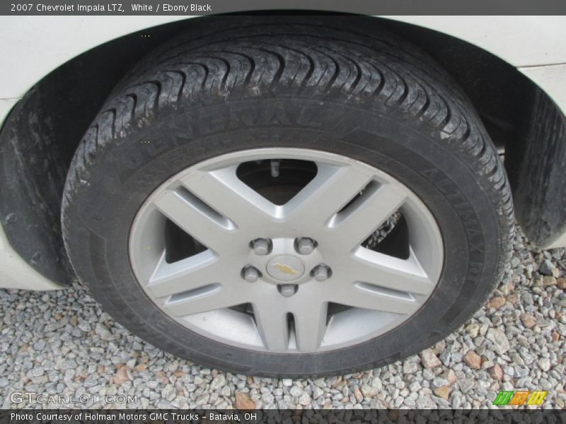 White / Ebony Black 2007 Chevrolet Impala LTZ