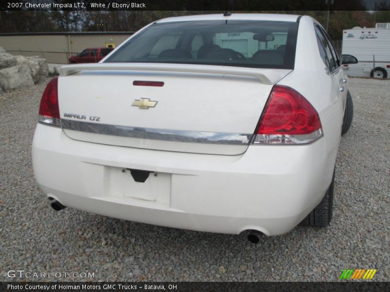 White / Ebony Black 2007 Chevrolet Impala LTZ