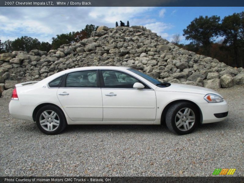 White / Ebony Black 2007 Chevrolet Impala LTZ