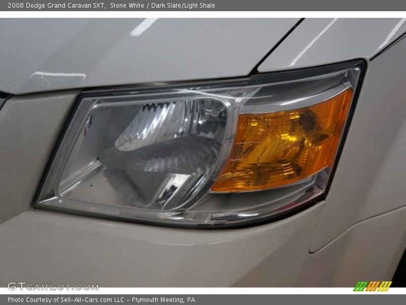 Stone White / Dark Slate/Light Shale 2008 Dodge Grand Caravan SXT