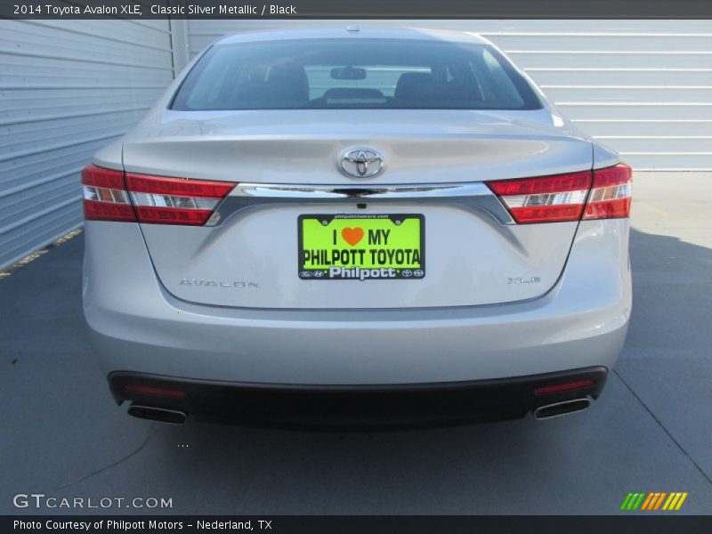 Classic Silver Metallic / Black 2014 Toyota Avalon XLE