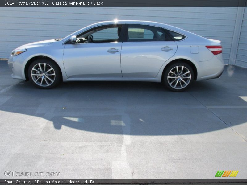 Classic Silver Metallic / Black 2014 Toyota Avalon XLE
