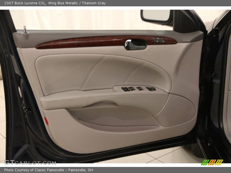 Ming Blue Metallic / Titanium Gray 2007 Buick Lucerne CXL