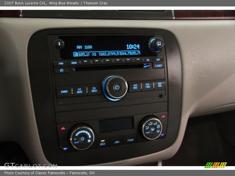 Ming Blue Metallic / Titanium Gray 2007 Buick Lucerne CXL