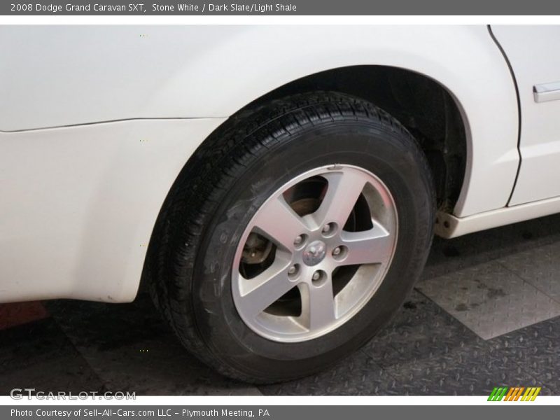 Stone White / Dark Slate/Light Shale 2008 Dodge Grand Caravan SXT
