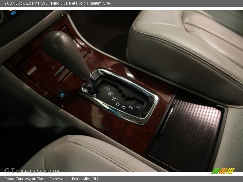 Ming Blue Metallic / Titanium Gray 2007 Buick Lucerne CXL