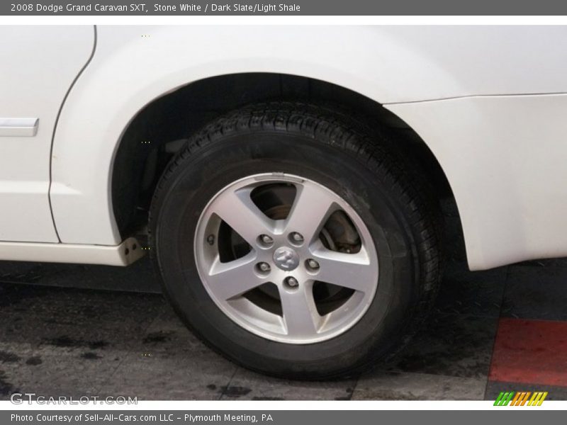 Stone White / Dark Slate/Light Shale 2008 Dodge Grand Caravan SXT
