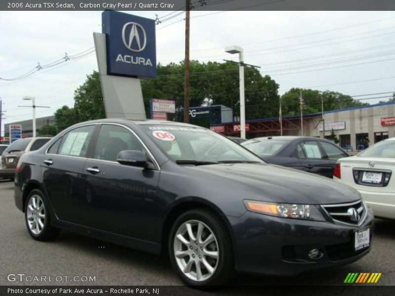 Carbon Gray Pearl / Quartz Gray 2006 Acura TSX Sedan