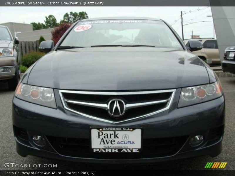 Carbon Gray Pearl / Quartz Gray 2006 Acura TSX Sedan