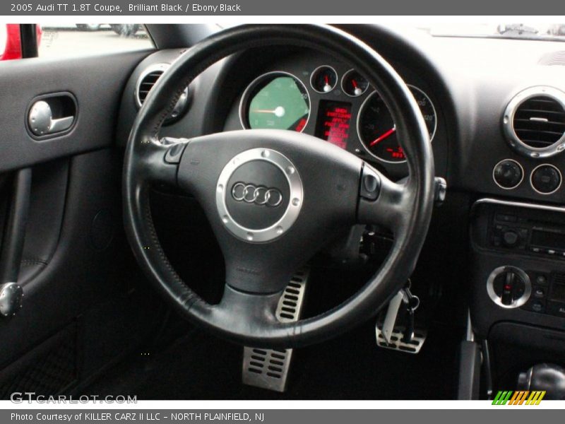 Brilliant Black / Ebony Black 2005 Audi TT 1.8T Coupe