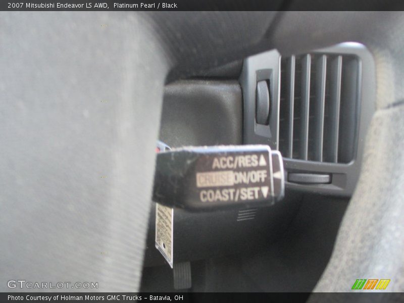 Platinum Pearl / Black 2007 Mitsubishi Endeavor LS AWD