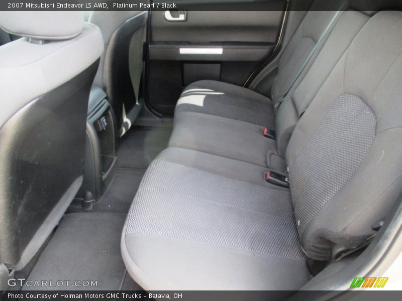 Platinum Pearl / Black 2007 Mitsubishi Endeavor LS AWD