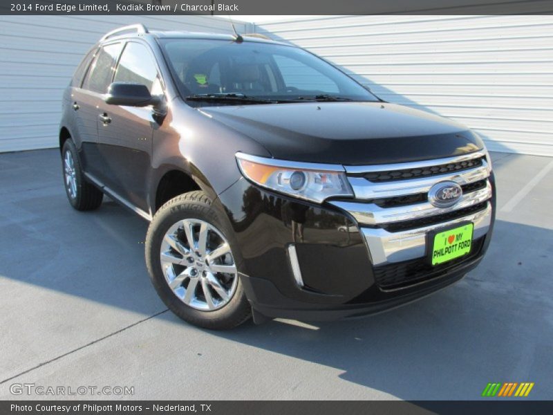 Kodiak Brown / Charcoal Black 2014 Ford Edge Limited