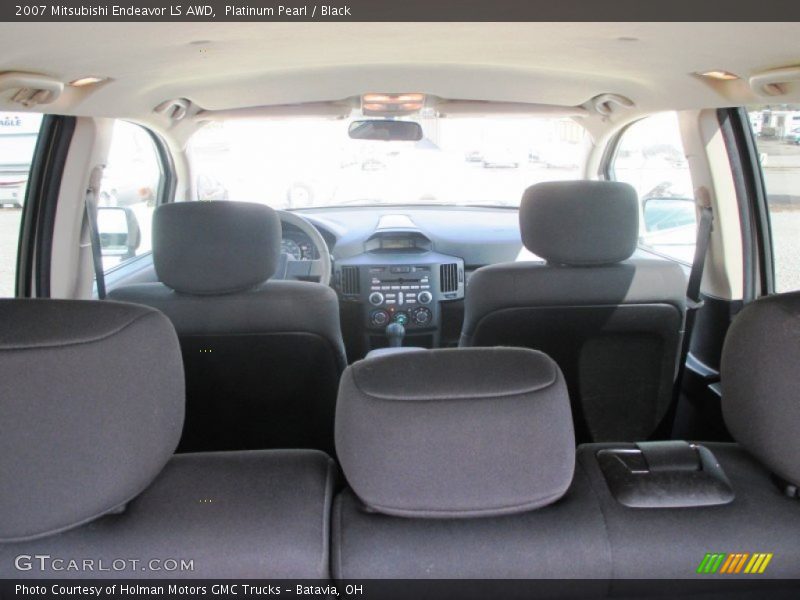 Platinum Pearl / Black 2007 Mitsubishi Endeavor LS AWD