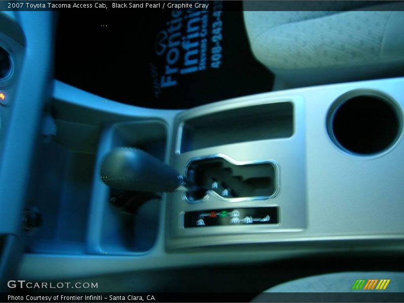 Black Sand Pearl / Graphite Gray 2007 Toyota Tacoma Access Cab