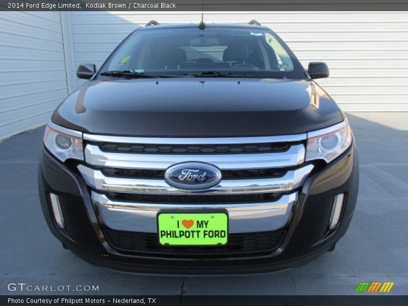 Kodiak Brown / Charcoal Black 2014 Ford Edge Limited