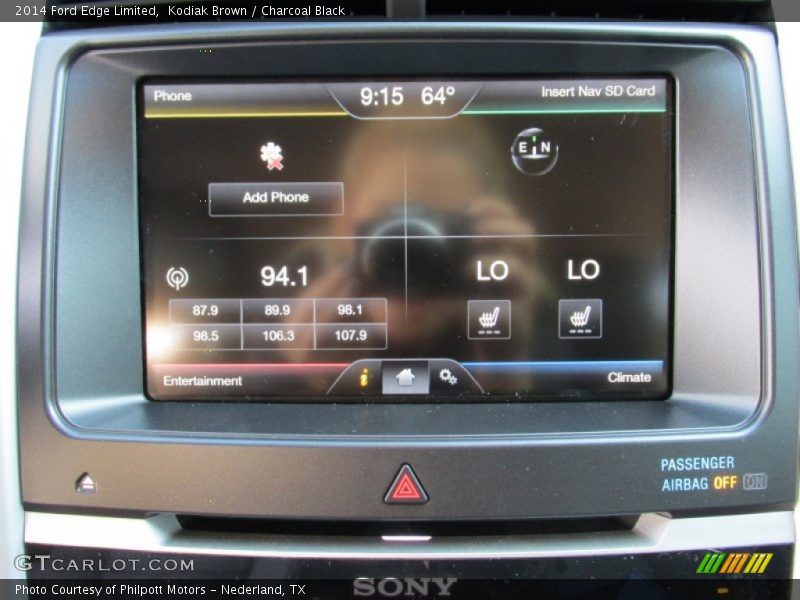Kodiak Brown / Charcoal Black 2014 Ford Edge Limited