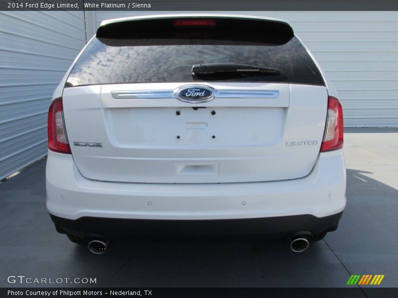 White Platinum / Sienna 2014 Ford Edge Limited