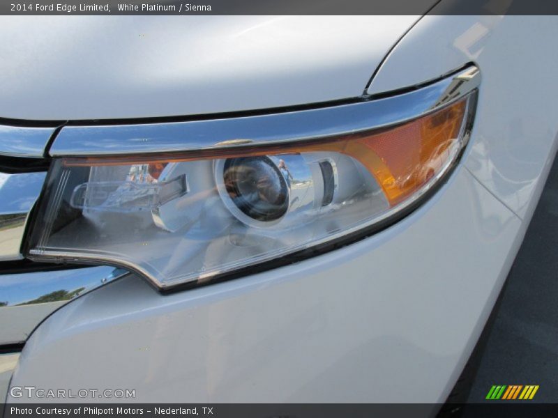 White Platinum / Sienna 2014 Ford Edge Limited