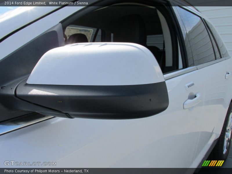 White Platinum / Sienna 2014 Ford Edge Limited