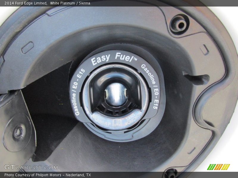 White Platinum / Sienna 2014 Ford Edge Limited