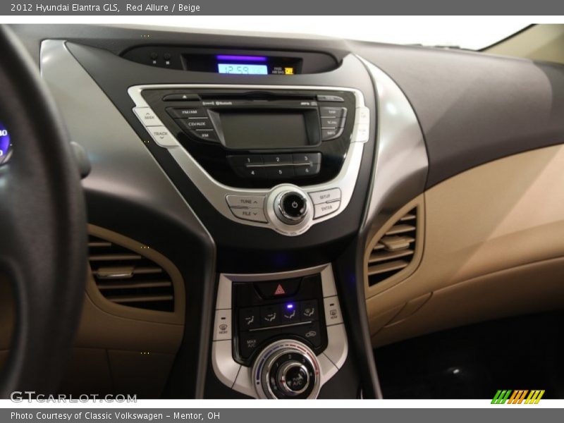 Red Allure / Beige 2012 Hyundai Elantra GLS