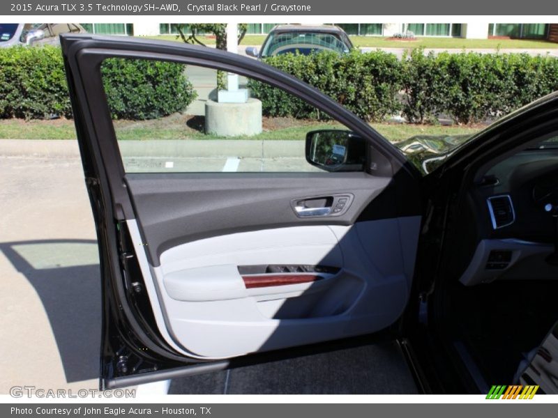Crystal Black Pearl / Graystone 2015 Acura TLX 3.5 Technology SH-AWD