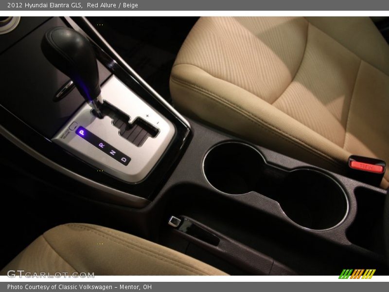 Red Allure / Beige 2012 Hyundai Elantra GLS