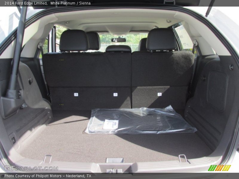 White Platinum / Sienna 2014 Ford Edge Limited
