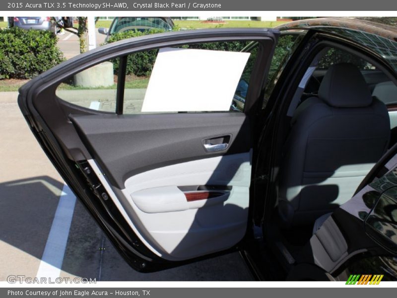 Crystal Black Pearl / Graystone 2015 Acura TLX 3.5 Technology SH-AWD