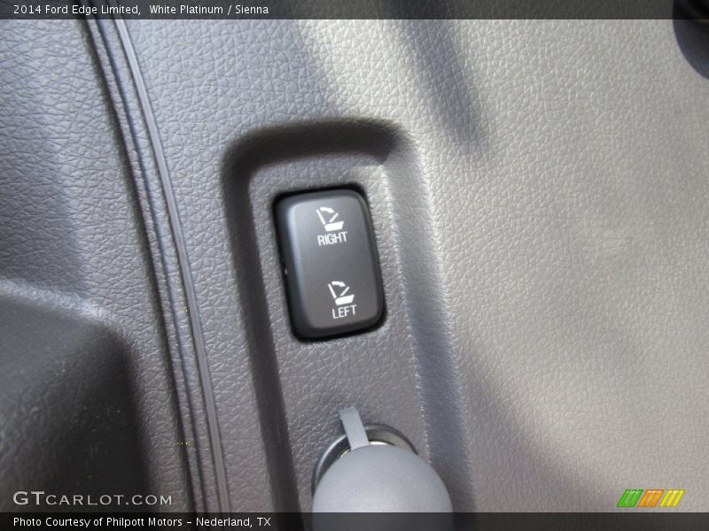 White Platinum / Sienna 2014 Ford Edge Limited