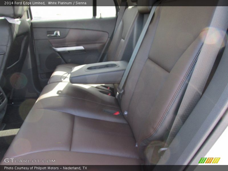 White Platinum / Sienna 2014 Ford Edge Limited