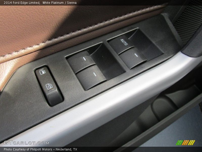 White Platinum / Sienna 2014 Ford Edge Limited