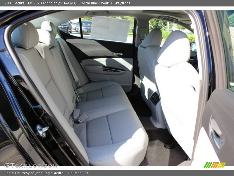Crystal Black Pearl / Graystone 2015 Acura TLX 3.5 Technology SH-AWD