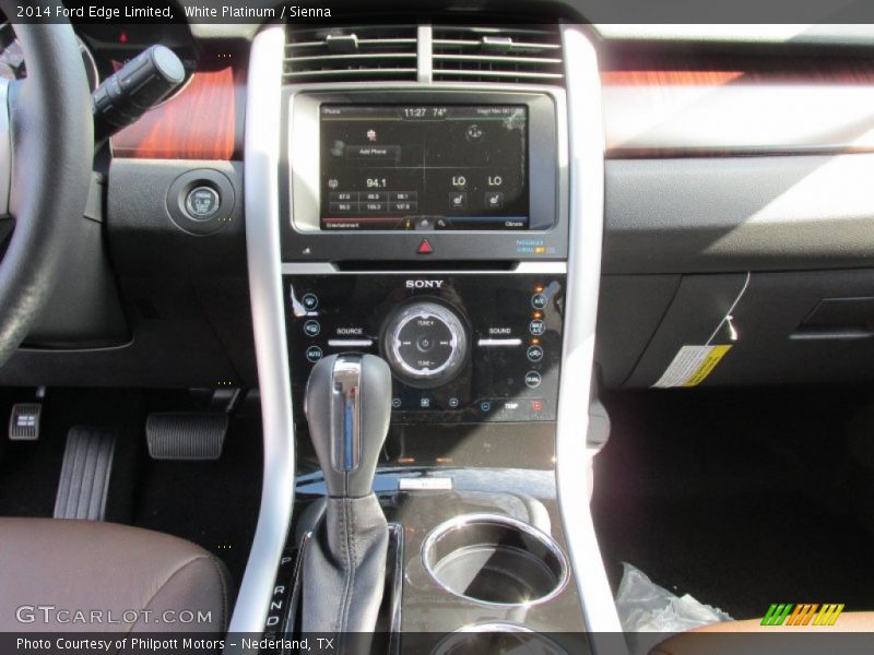 White Platinum / Sienna 2014 Ford Edge Limited