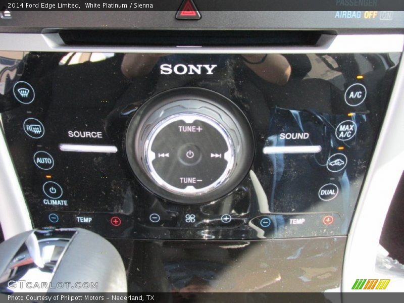 White Platinum / Sienna 2014 Ford Edge Limited