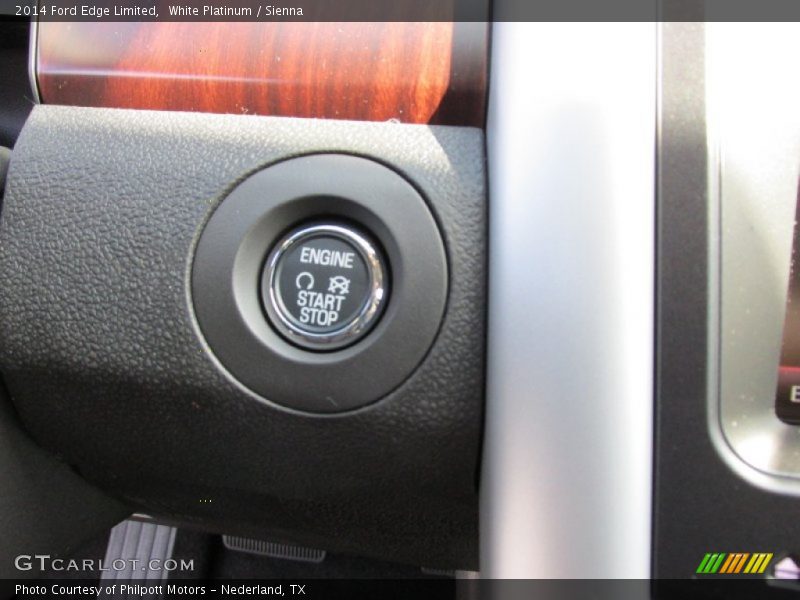 White Platinum / Sienna 2014 Ford Edge Limited