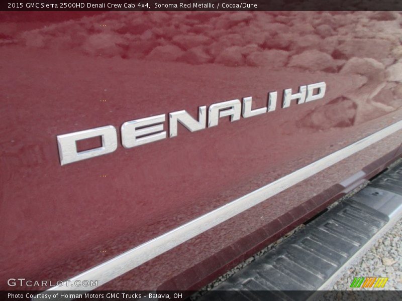 Sonoma Red Metallic / Cocoa/Dune 2015 GMC Sierra 2500HD Denali Crew Cab 4x4