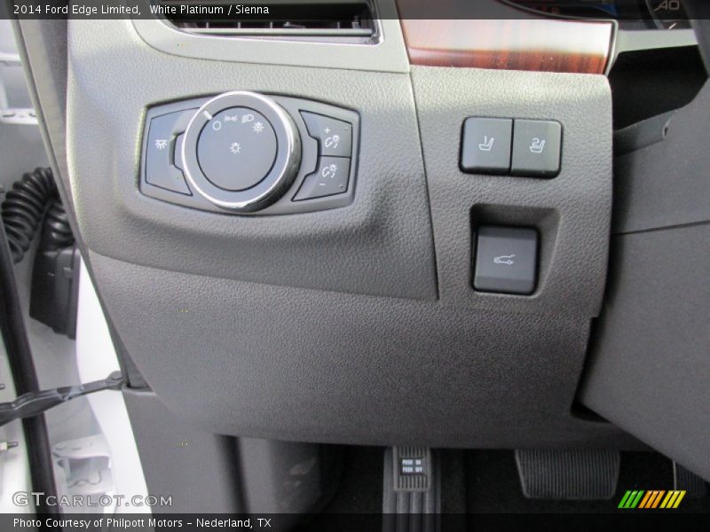 White Platinum / Sienna 2014 Ford Edge Limited
